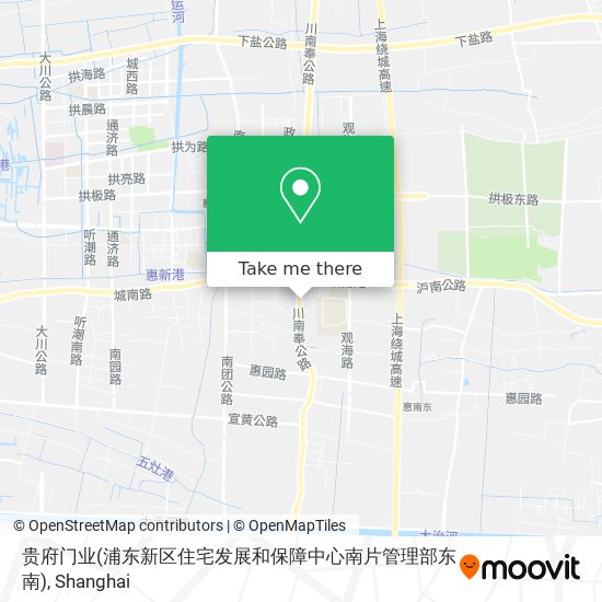 贵府门业(浦东新区住宅发展和保障中心南片管理部东南) map