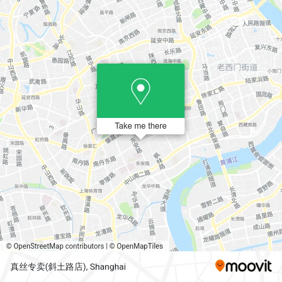 真丝专卖(斜土路店) map