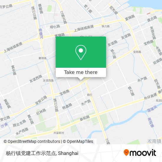 杨行镇党建工作示范点 map