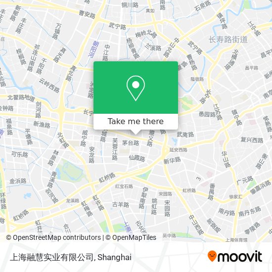 上海融慧实业有限公司 map