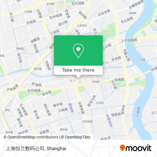 上海恒兰数码公司 map