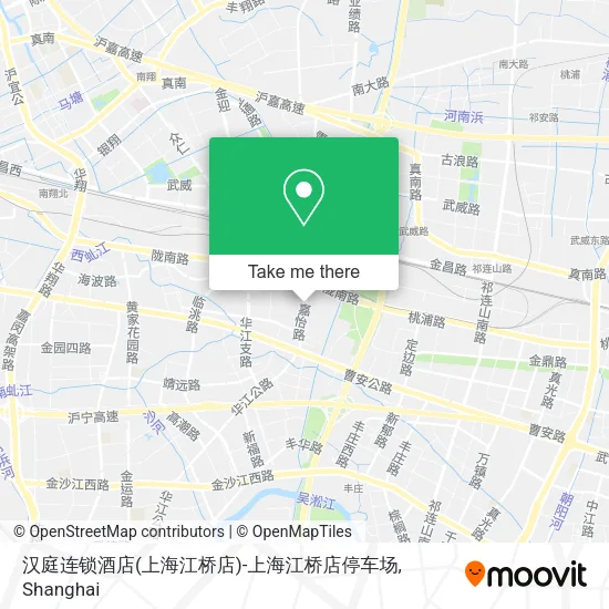 汉庭连锁酒店(上海江桥店)-上海江桥店停车场 map