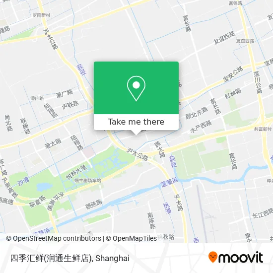 四季汇鲜(润通生鲜店) map