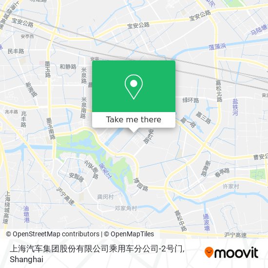 上海汽车集团股份有限公司乘用车分公司-2号门 map