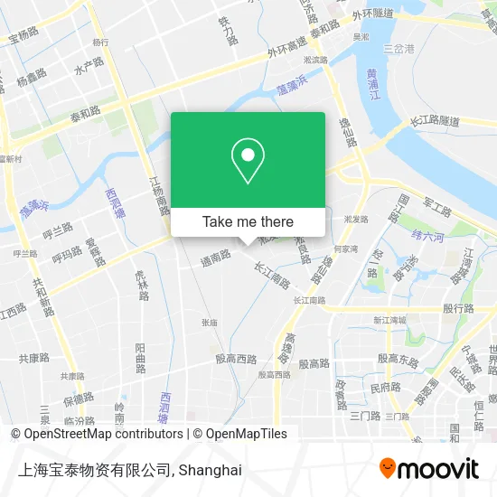 上海宝泰物资有限公司 map