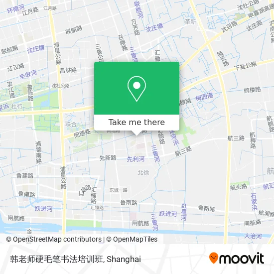韩老师硬毛笔书法培训班 map