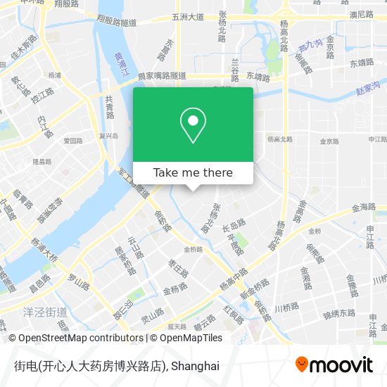 街电(开心人大药房博兴路店) map