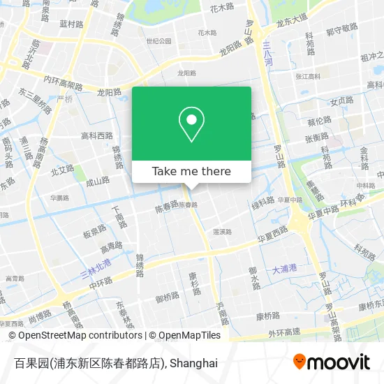 百果园(浦东新区陈春都路店) map