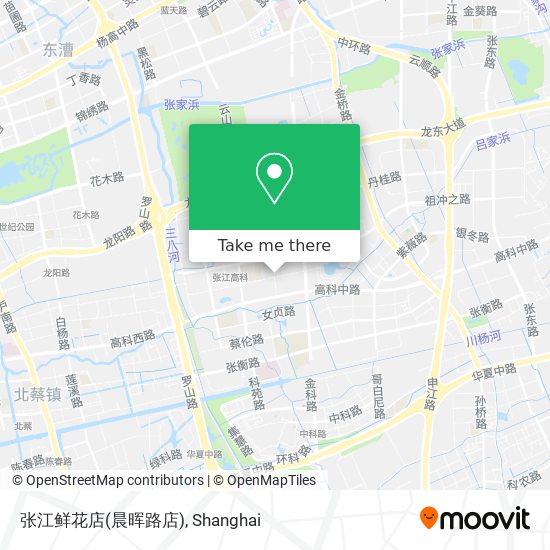 张江鲜花店(晨晖路店) map