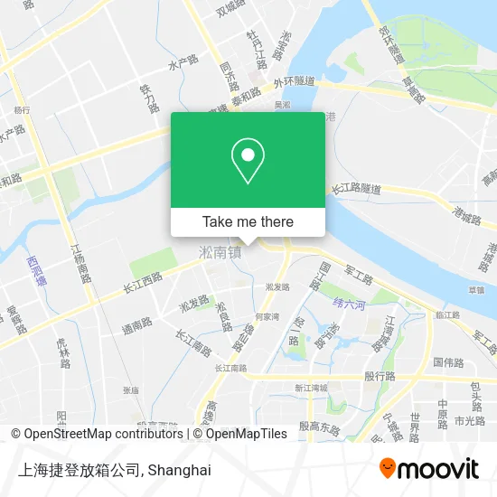 上海捷登放箱公司 map
