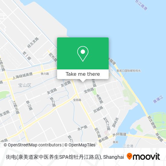 街电(康美道家中医养生SPA馆牡丹江路店) map