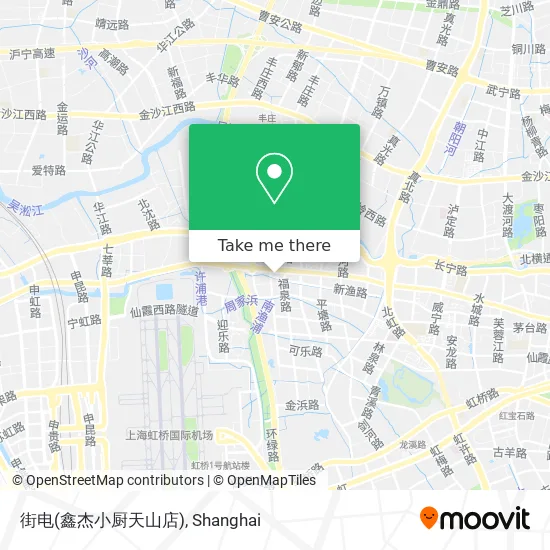 街电(鑫杰小厨天山店) map