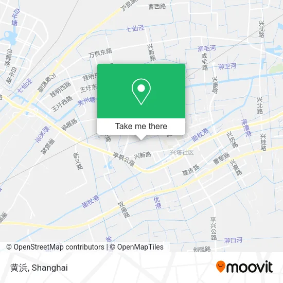 黄浜 map