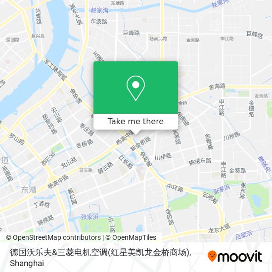 德国沃乐夫&三菱电机空调(红星美凯龙金桥商场) map