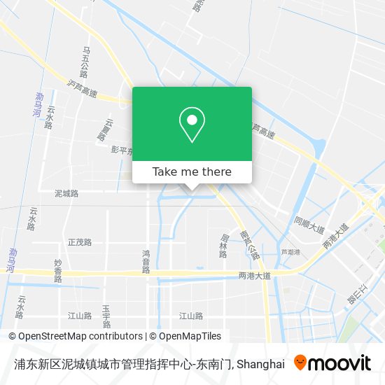 浦东新区泥城镇城市管理指挥中心-东南门 map