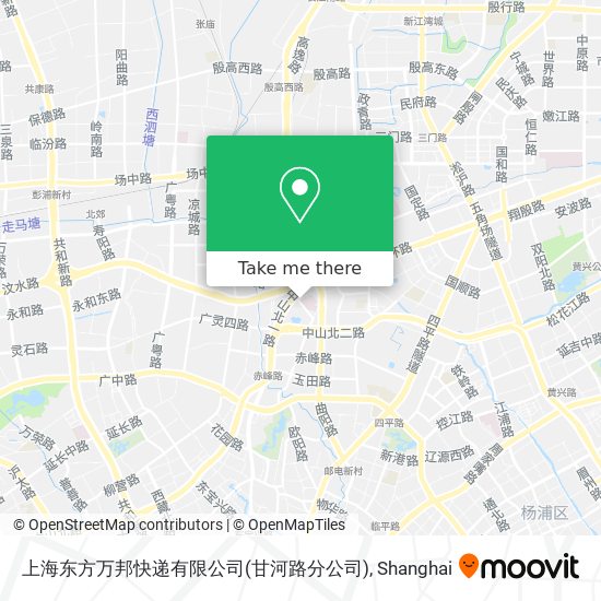 上海东方万邦快递有限公司(甘河路分公司) map