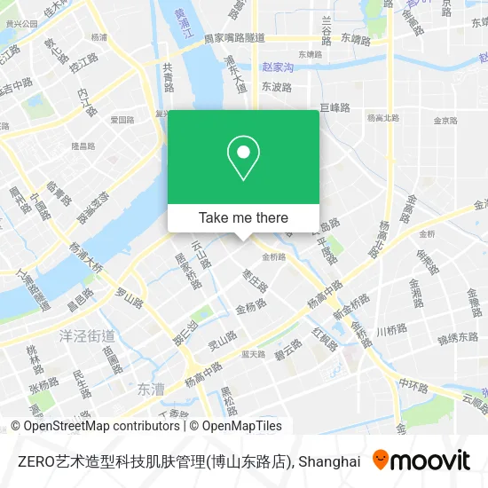 ZERO艺术造型科技肌肤管理(博山东路店) map