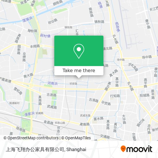 上海飞翔办公家具有限公司 map