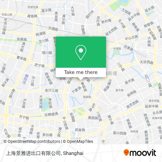 上海景雅进出口有限公司 map