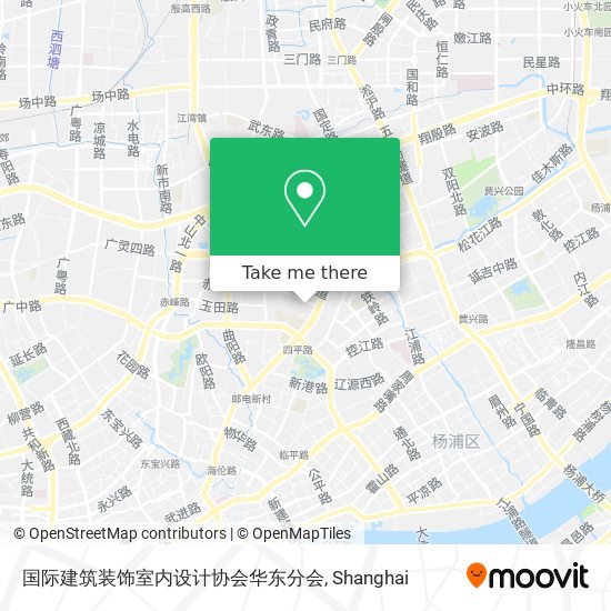 国际建筑装饰室内设计协会华东分会 map