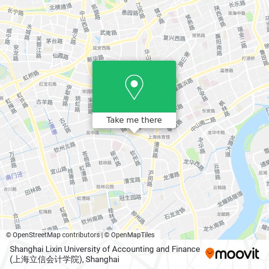 Shanghai Lixin University of Accounting and Finance (上海立信会计学院) map