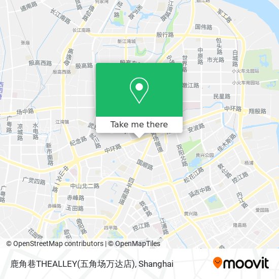 鹿角巷THEALLEY(五角场万达店) map