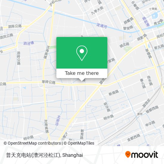 普天充电站(漕河泾松江) map