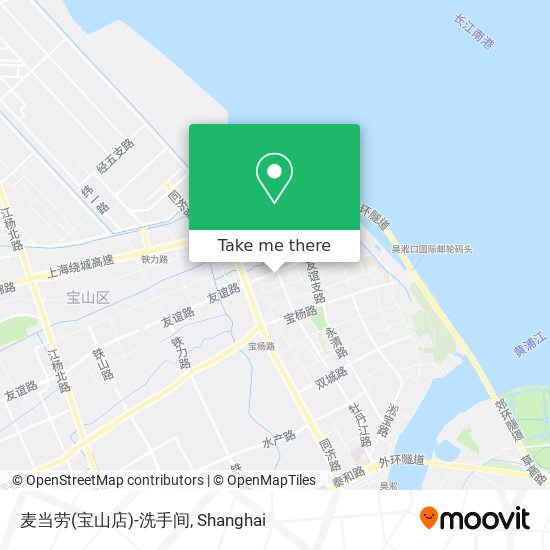 麦当劳(宝山店)-洗手间 map