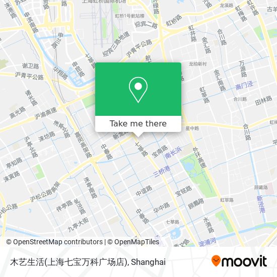 木艺生活(上海七宝万科广场店) map