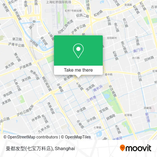 曼都发型(七宝万科店) map