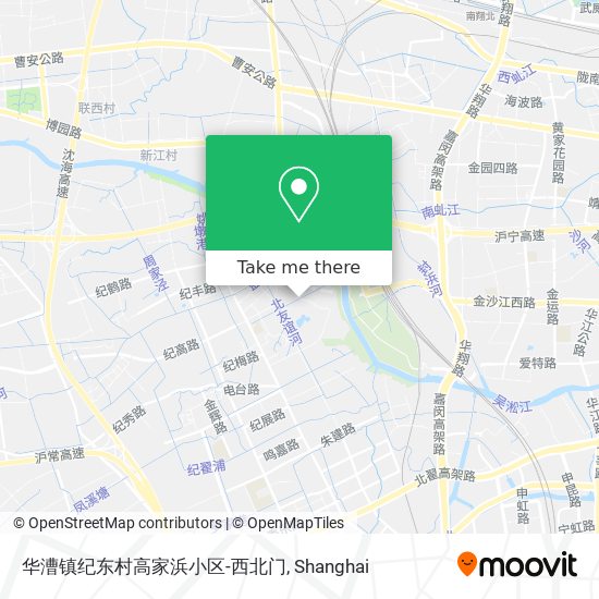华漕镇纪东村高家浜小区-西北门 map