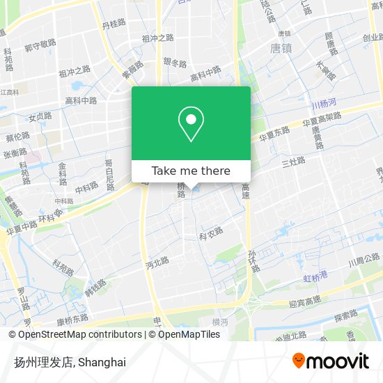 扬州理发店 map