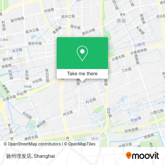 扬州理发店 map