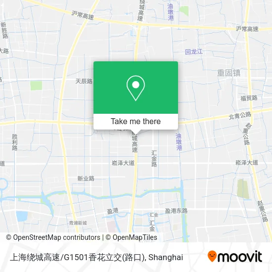 上海绕城高速/G1501香花立交(路口) map