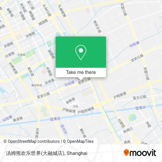 汤姆熊欢乐世界(大融城店) map