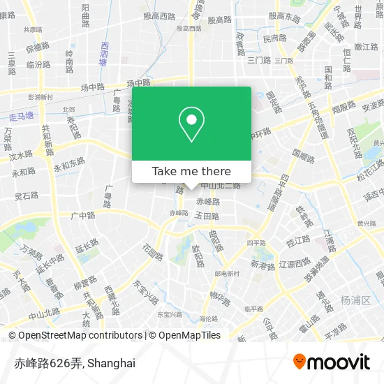 赤峰路626弄 map