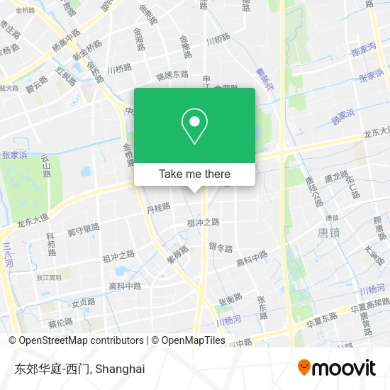 东郊华庭-西门 map