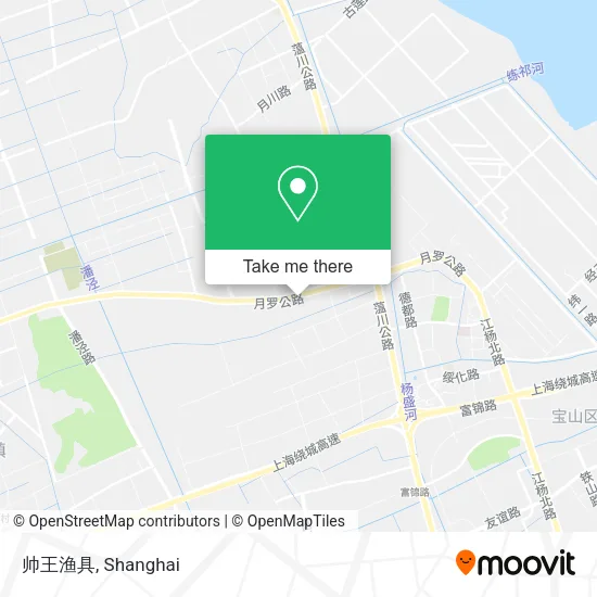 帅王渔具 map