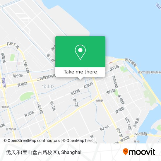 优贝乐(宝山盘古路校区) map