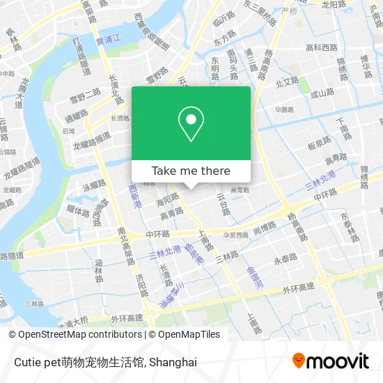 Cutie pet萌物宠物生活馆 map