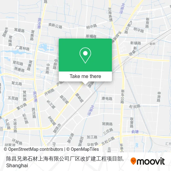 陈昌兄弟石材上海有限公司厂区改扩建工程项目部 map