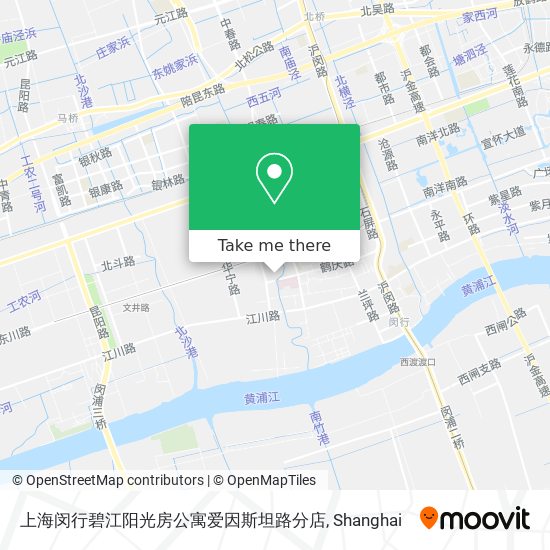 上海闵行碧江阳光房公寓爱因斯坦路分店 map