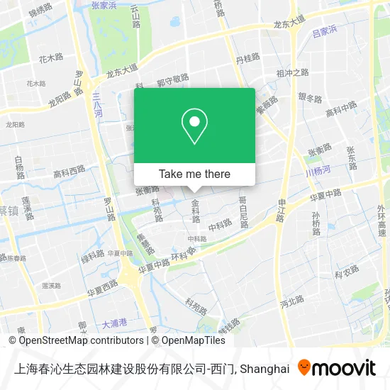 上海春沁生态园林建设股份有限公司-西门 map