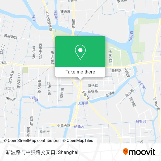新波路与中强路交叉口 map