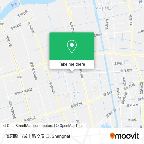 茂园路与岚丰路交叉口 map