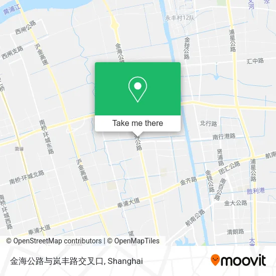 金海公路与岚丰路交叉口 map
