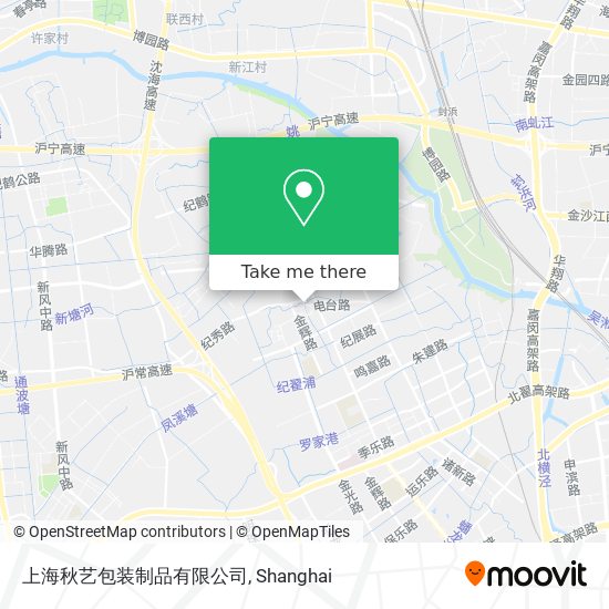 上海秋艺包装制品有限公司 map