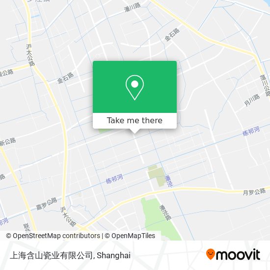 上海含山瓷业有限公司 map