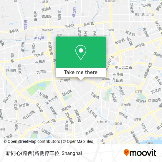 新同心(路西)路侧停车位 map