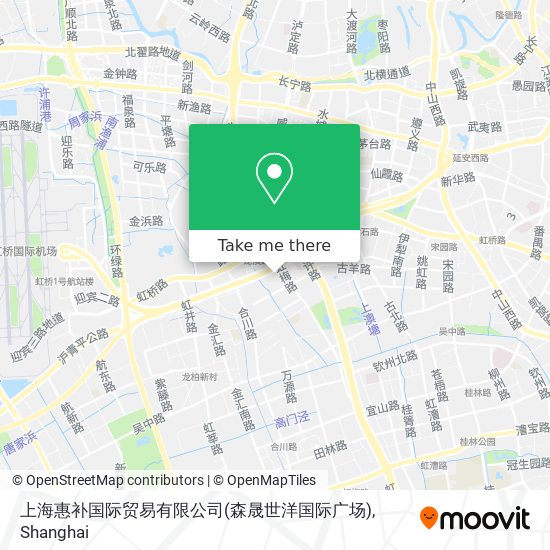 上海惠补国际贸易有限公司(森晟世洋国际广场) map